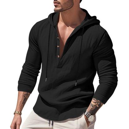 Herren Hoodie Lässig Moderner Schnitt