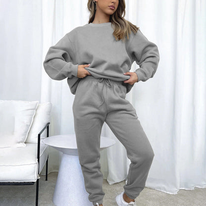 Damen Fleece Lounge Set Bequem Gemütlich