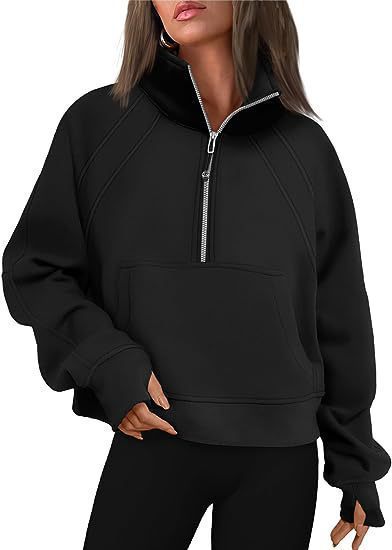 Damen Sweat Pullover Kapuze Kängurutasche Bequem
