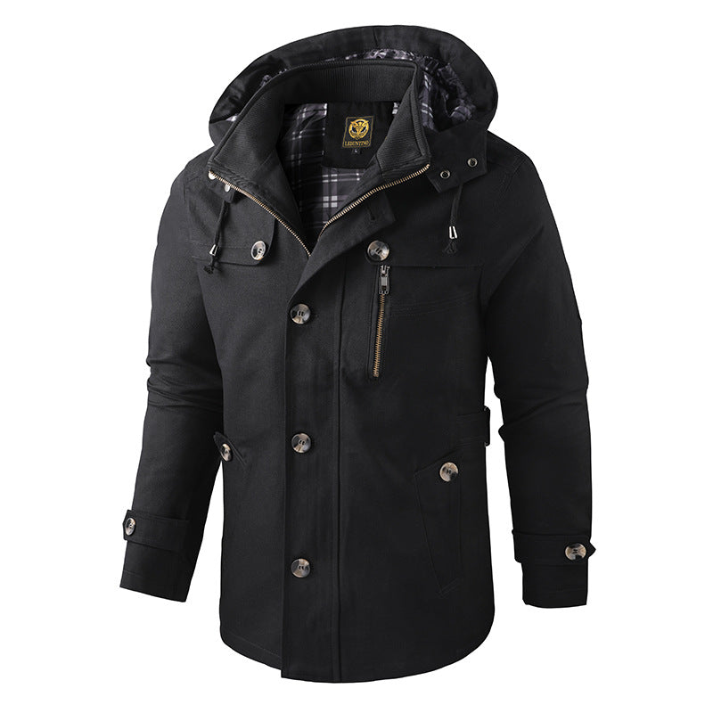 Stylische Kapuzenjacke Herren Emerik