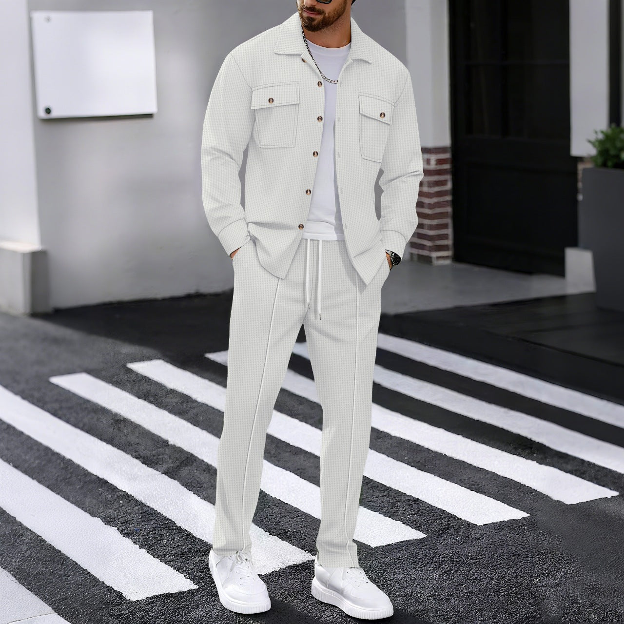 Herren Freizeitanzug Modern Sportlich