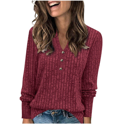 Damen Langarm Pullover Elegante Oversize
