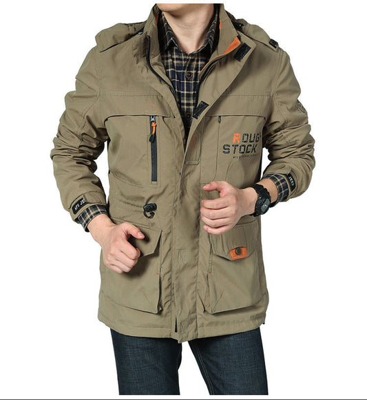 Herren Outdoor Jacke Funktionell Vielseitig - IdealeKleiden