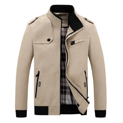 Herren Übergangsjacke Modern Sportlich Praktisch