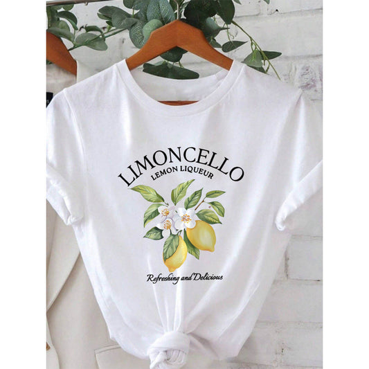 Damen T-Shirt Sommerlich Blumen Motiv - IdealeKleiden