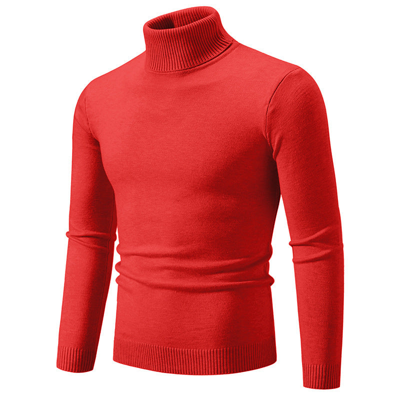 Herren Rollkragenpullover Feine Baumwolle Elegantes Design