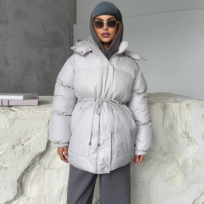 Damen Oversize Daunenparka Warm Elegant