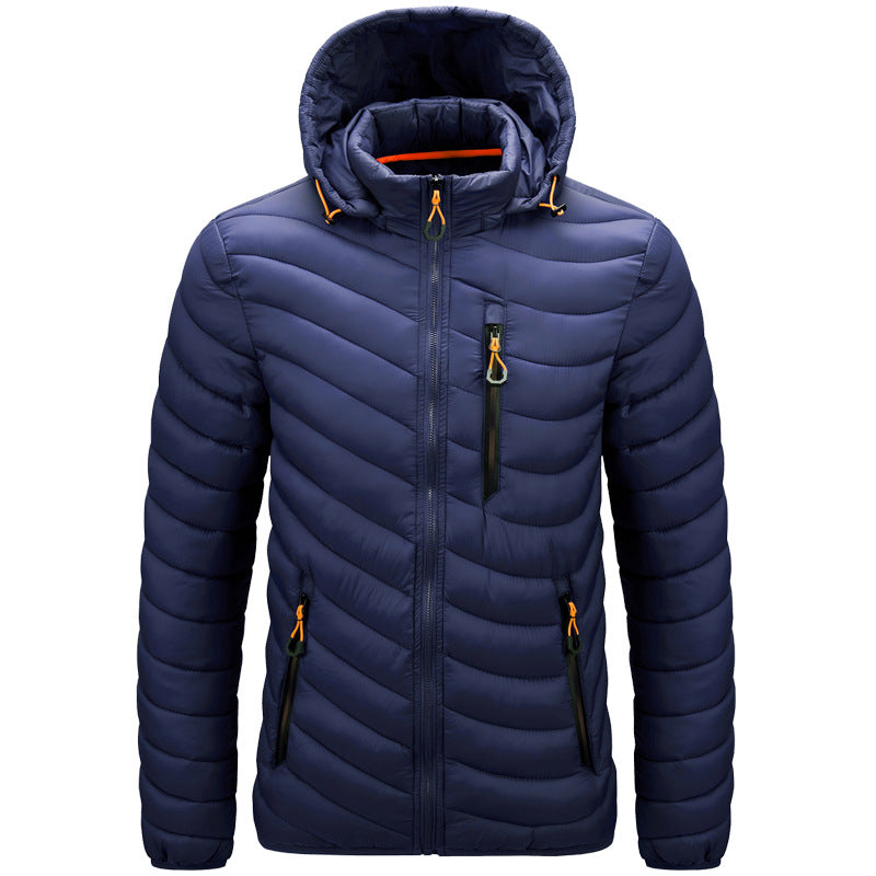 Leichte Herrenjacke Kapuze Sportlich
