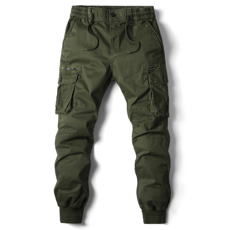 Herren Cargo-Hosen Bequem Praktisch Elastisch