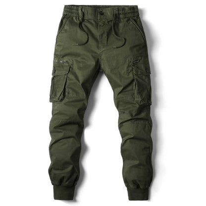 Herren Cargo-Hosen Bequem Praktisch Elastisch