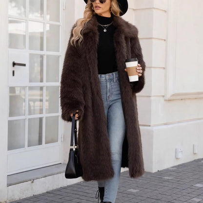 Damen Eleganter Langmantel Modern Chic