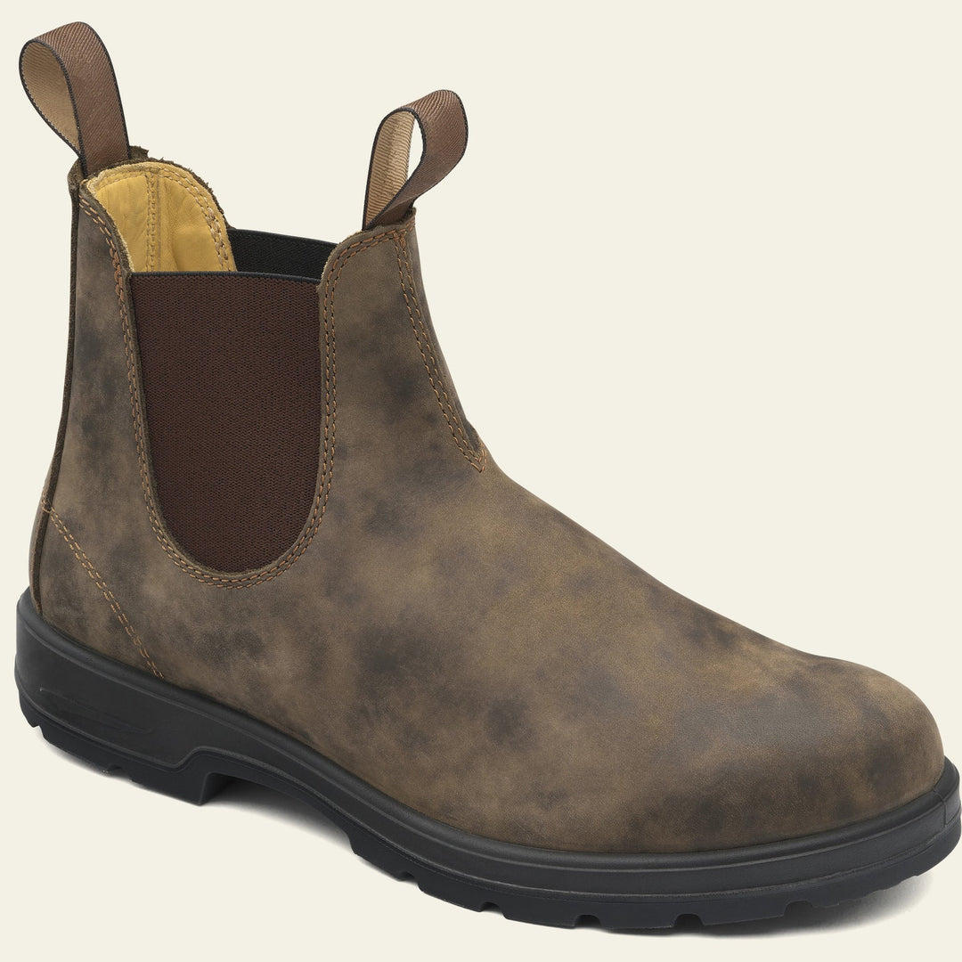 Herren Chelsea Stiefel Knöchelhoch Elegant Lederschaft