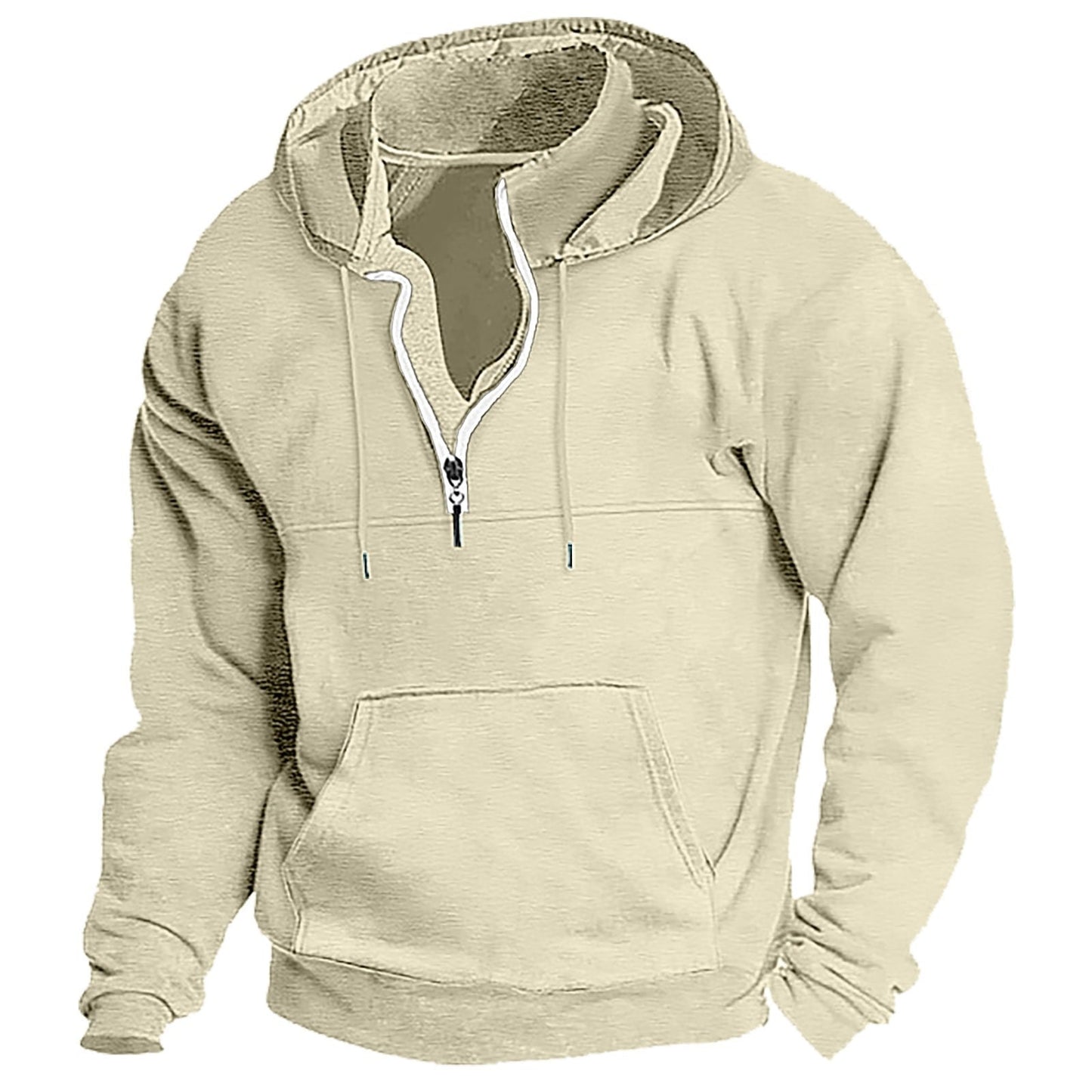 Herren Kapuzenpullover Bequem Reißverschluss