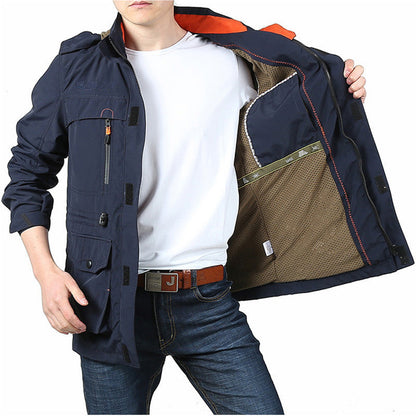 Herren Outdoor Jacke Funktionell Vielseitig