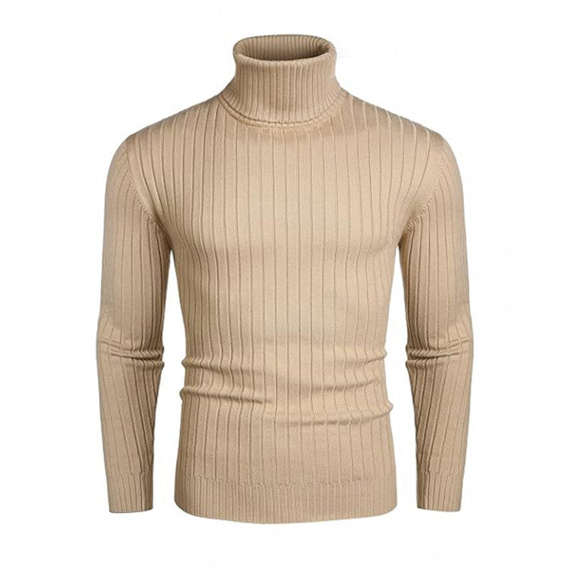 Herren Pullover Rollkragen Strick Design
