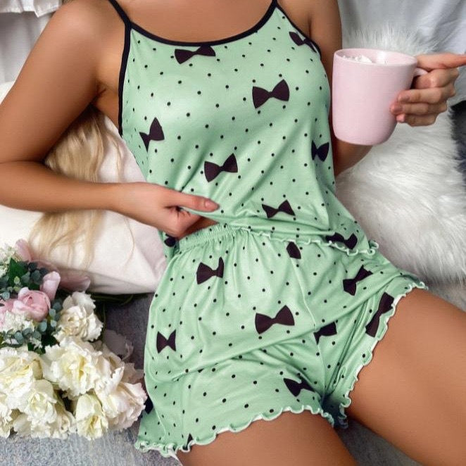 Komfortable Shorts Lounge Set Damen