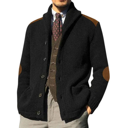 Herren Strickjacke Elegantes Design Klassischer Stil