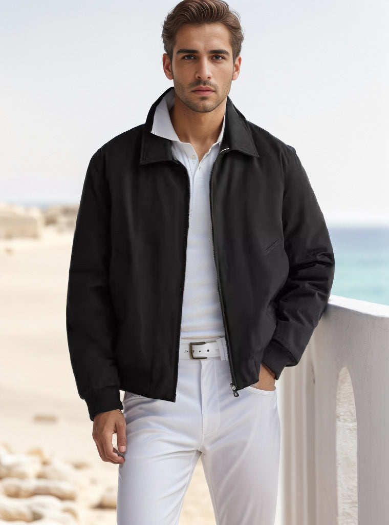 Herren Leichtjacke Sportlich Slim Fit