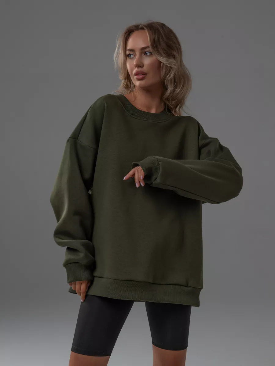 Damen Oversized Sweatshirt Weich Bequem