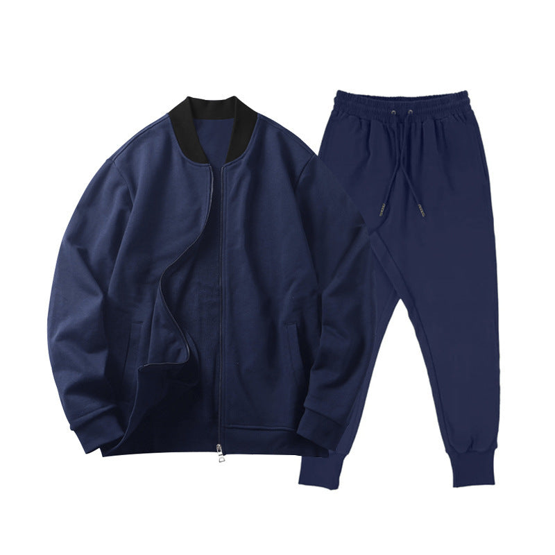 Herren Freizeitanzug Sportlich Elastisch Mit Taschen