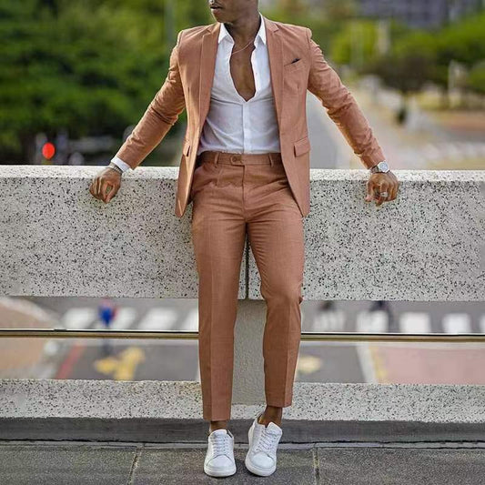 Herren Anzug Slim Fit Modern Nachhaltig - IdealeKleiden