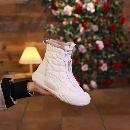 Damen Winterstiefel Gepolstert Wasserdicht