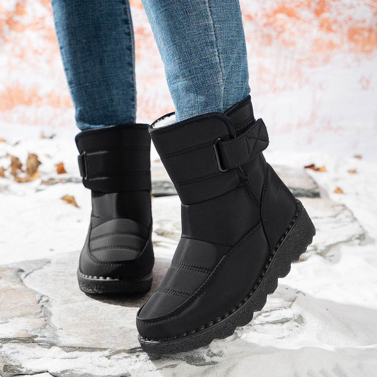 Damen Winterstiefel Elegantes Design