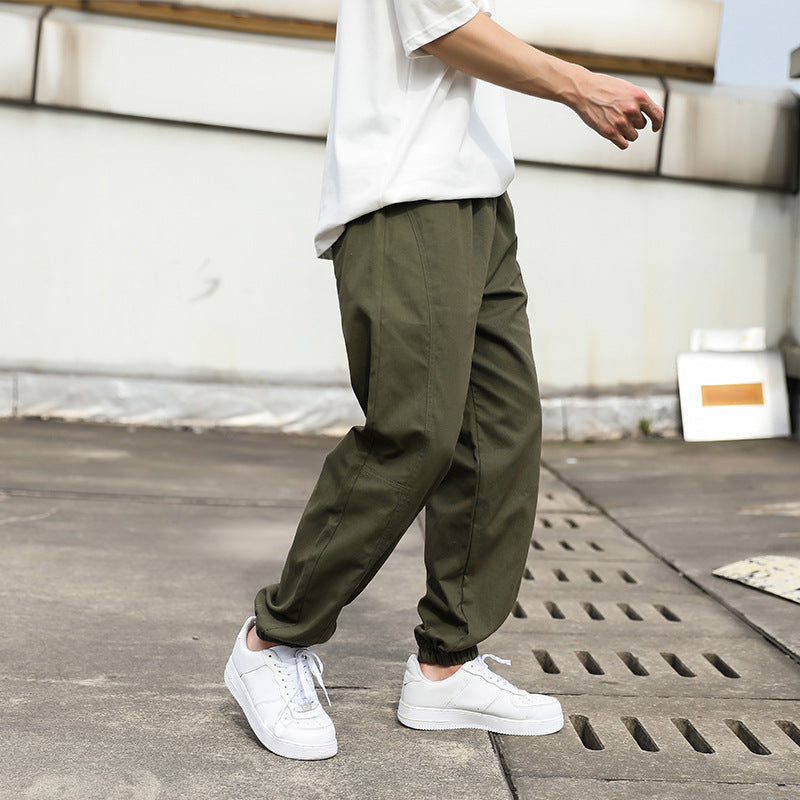 Herren Bequeme Cargo-Hose Mit Elastischem Bund - IdealeKleiden