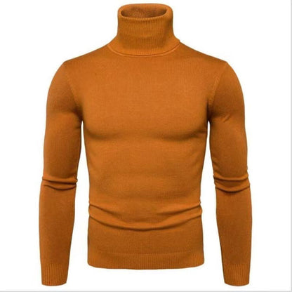 Herren Rollkragenpullover aus Baumwolle Elegantes Design