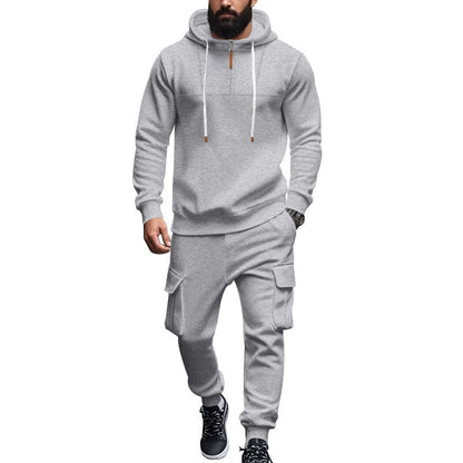 Herren Sportanzug Jogging Modern Reißverschluss Taschen