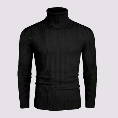 Herren Pullover Rollkragen Strick Design