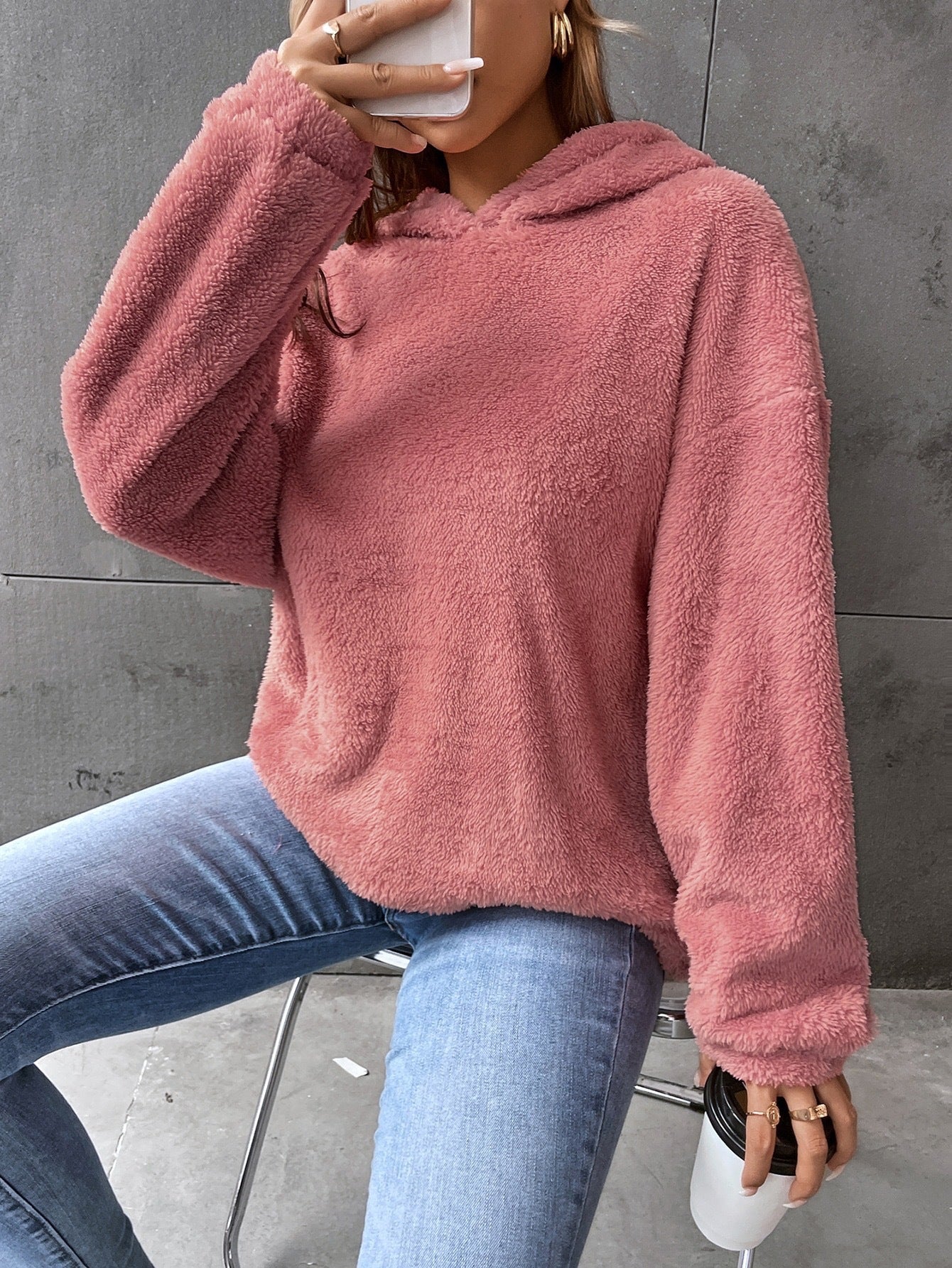Kapuzenpullover Fleece Soft