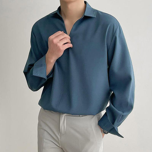 Damen Bluse Elegant Langarm Moderner Stil - IdealeKleiden
