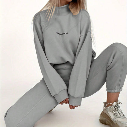 Damen Sportanzug JoggingSet Bequem Oversized
