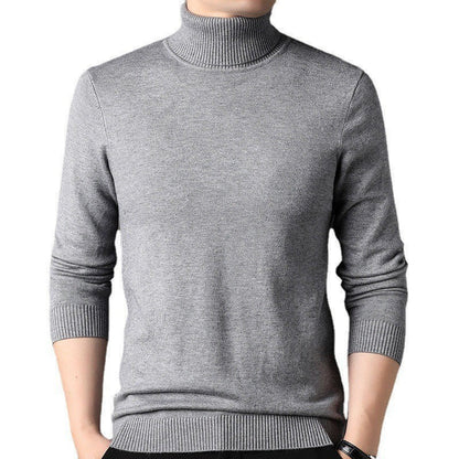 Herren Pullover Rollkragen Slim Fit Modisch