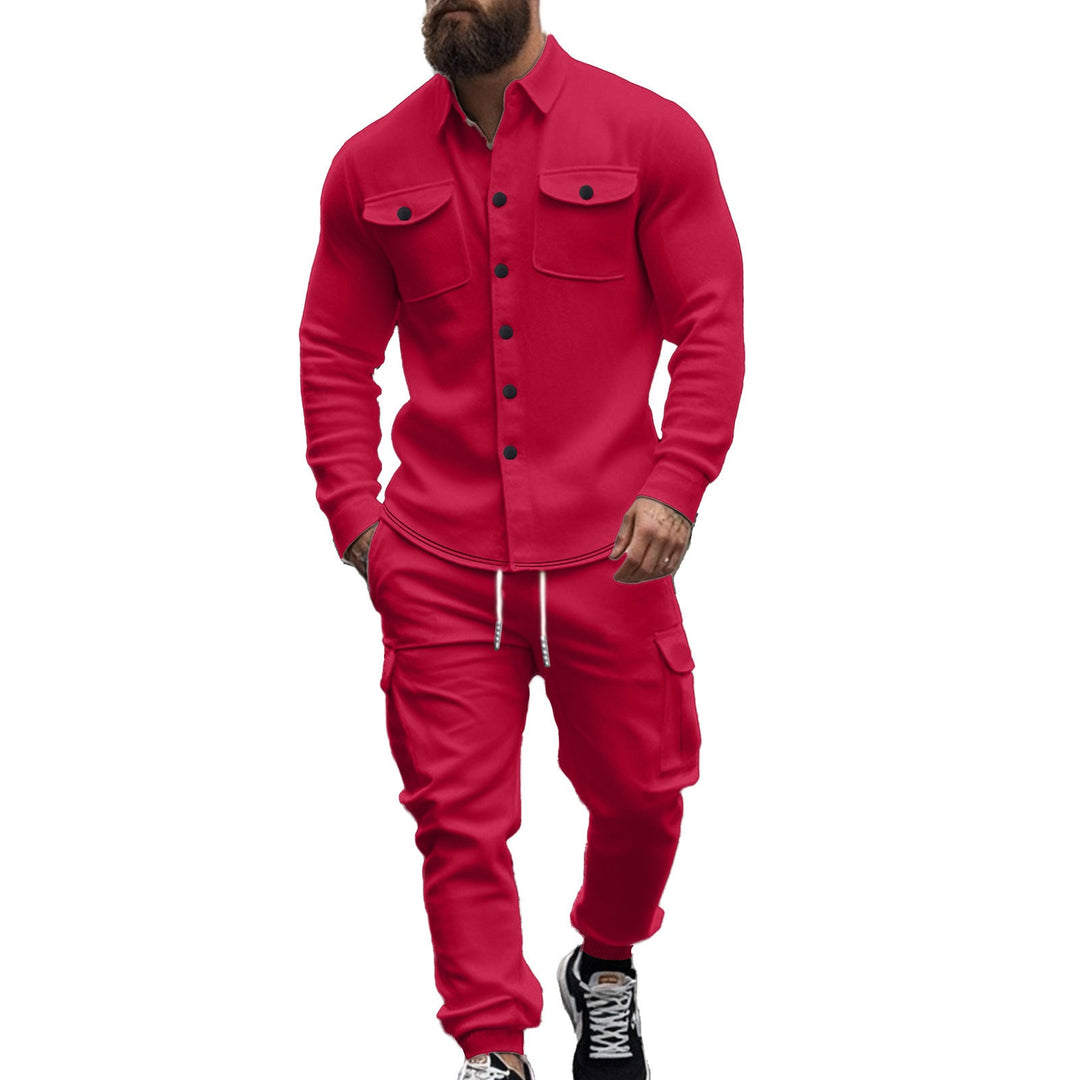 Herren Casual-Set: Bequeme Hose &amp; Lässiges Hemd