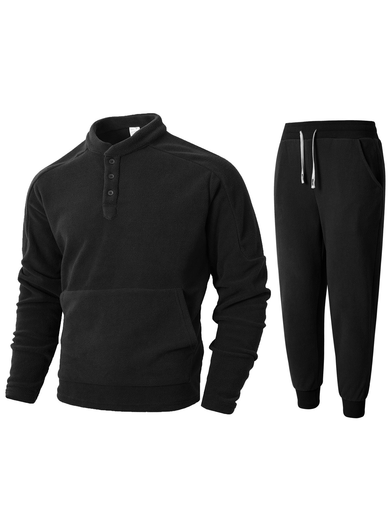 Herren Fleece Anzug Bequem Sportlich