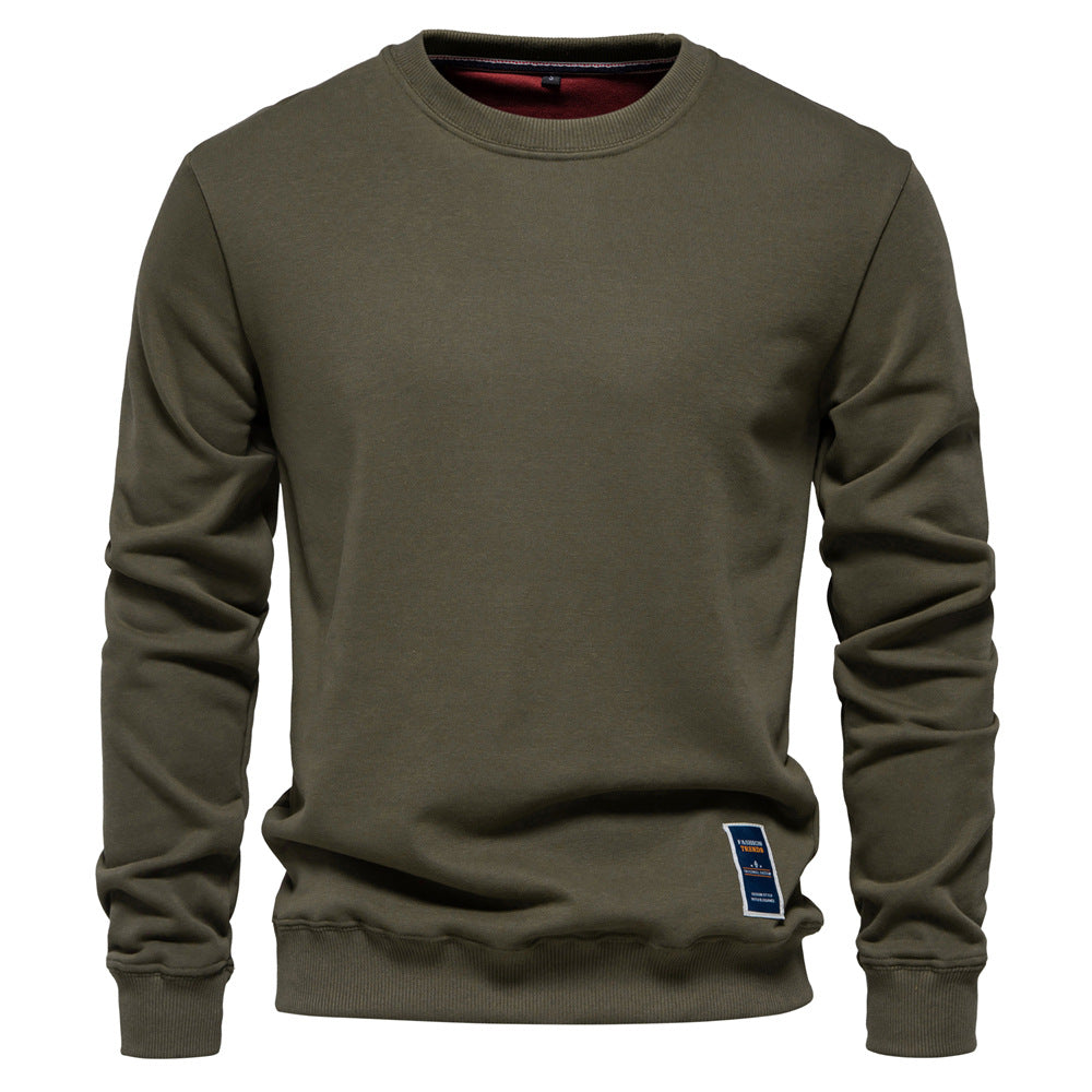 Herren Sweatshirt Klassisch Rundhals Modern Style