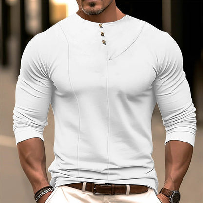 Elegantes Kleid Slim Fit Langärmlig Baumwolle