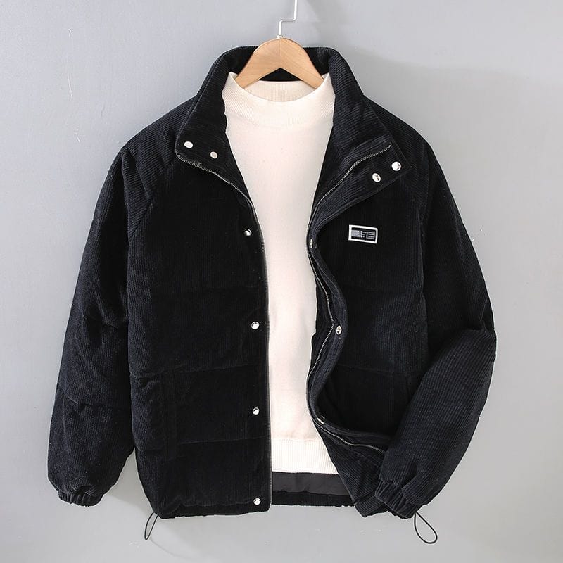 Herren Winterjacke - Gequiltet Elegant mit Hochem Kragen