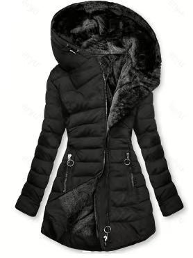 Wintersteppjacke Mit Weichem Fleece-Innenfutter