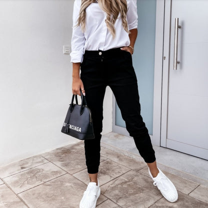 Elegante Damenkleid Shorts Schnitt mit Taschen