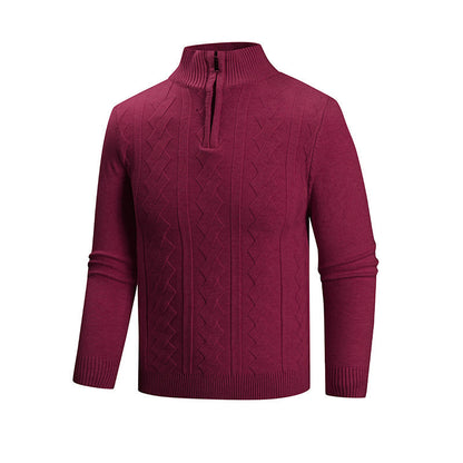 Herren Pullover Hochkragen Elegantes Design