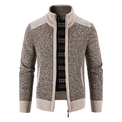 Herren Strickjacke Modern Reißverschluss Elegantes Design
