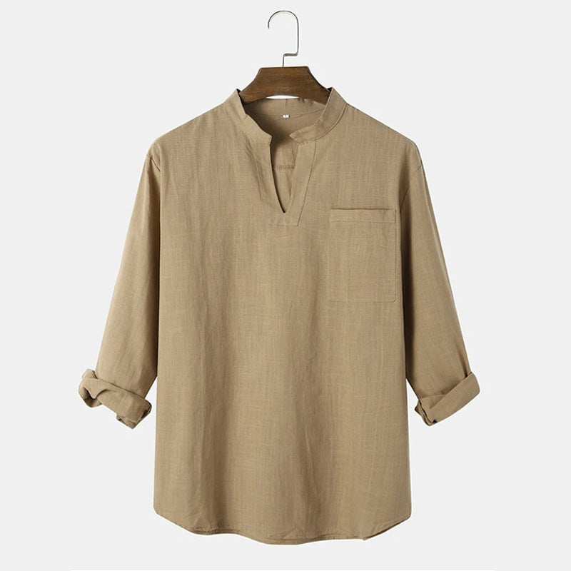 Damen Leinenbluse Sommer Chic - IdealeKleiden