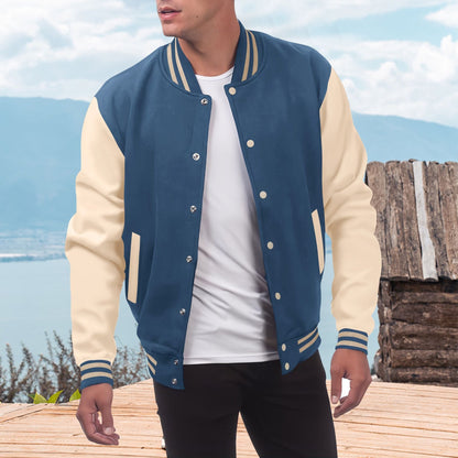Herren Collegejacke Sportlich Stilvoll
