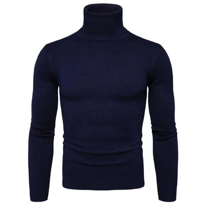 Herren Rollkragenpullover aus Baumwolle Elegantes Design