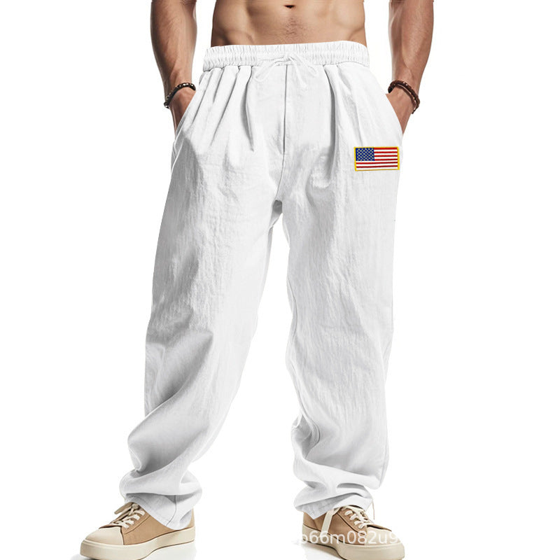 Herren Freizeithose Amerikanisches Design Elastischer Bund