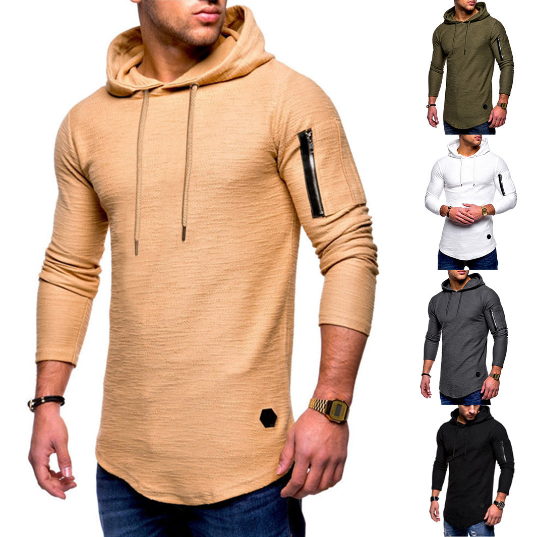 Herren Hoodie Modern Reißverschluss Fashion - IdealeKleiden