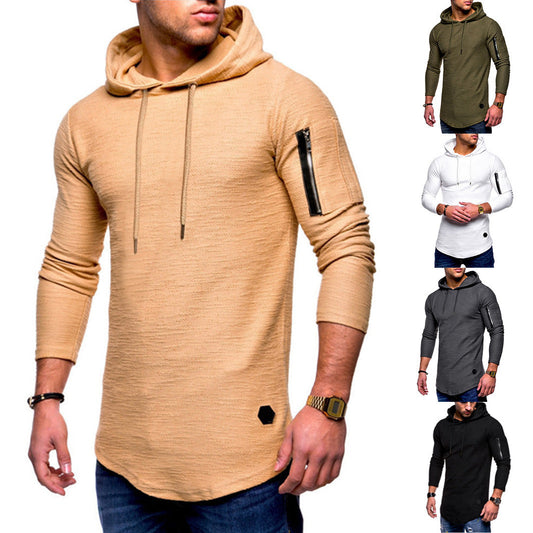 Herren Hoodie Modern Reißverschluss Fashion - IdealeKleiden